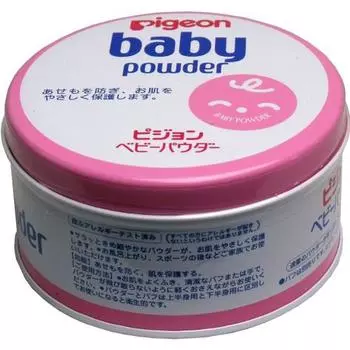 Присыпка Pigeon baby розовая банка 150г