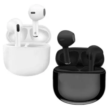 Pro4 TWS Bluetooth наушники 9D стерео беспроводные наушники-вкладыши HiFi беспроводная гарнитура с микрофоном для Xiaomi iPhone белый