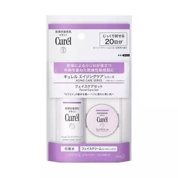 [Пробный набор] Curel Aging Care (Лосьон 30мл + Крем 10г)