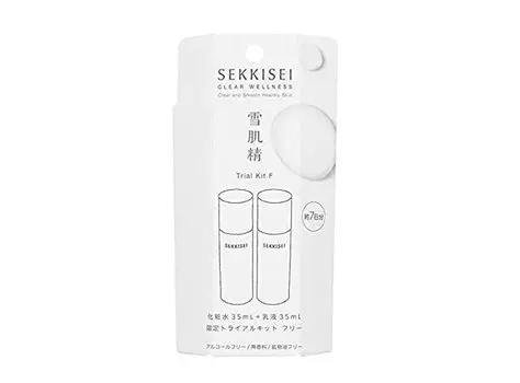 Пробный набор Sekkisei Clear Wellness, бесплатный лосьон 35 мл, эмульсия 35 мл, набор (Гипоаллергенная формула) +