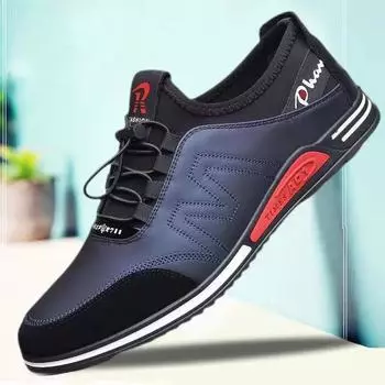Processing custom leather shoes breathable sports shoes fashion soft sole trend shoes thin lightweight casual shoes 39