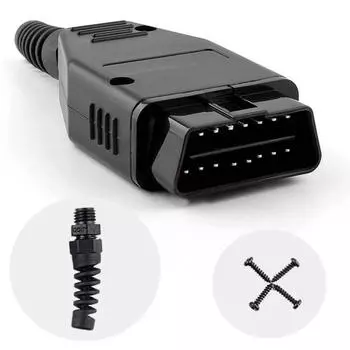 Прочный 16-контактный диагностический адаптер с разъемом OBD2, автоматический инструмент