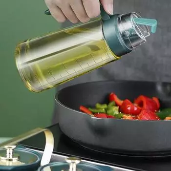 Прочный дозатор уксуса, герметичный, 3 цвета, приготовление пищи белый