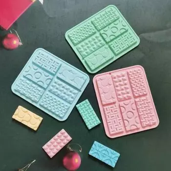 Прочный, легкий инструмент для выпечки, легкая форма для торта, конфет, шоколада для десертного магазина, форма для конфет белый