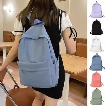 Прочный рюкзак на плечо, устойчивый к разрыву, удобный для хранения, легкий повседневный рюкзак для девочек-подростков розовый