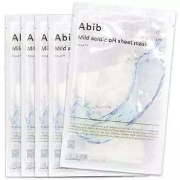 продано штук Abib Weakly Adic pH Sheet Mask Aquafit 30 мл x 5 листов Mask Sheet Pack Face Pack Korean Cosmetics [5 отдельно] [Лист Abib] [Товар]