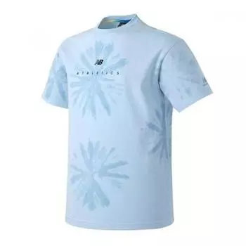 Продавец Hub Sports New Balance Футболка с коротким рукавом Uni Tie Dying Футболка с коротким рукавом Nbnea28053 Bl 90(S)