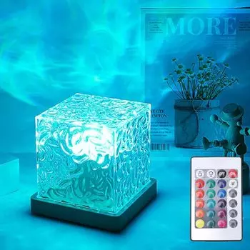 Проектор Ocean Wave Light 16 цветов Midnight Aura Aurora Glow Lamp Home Office Bar Restaurant Подводный проектор Night Light 5V USB Powered разноцветный