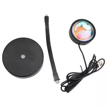 Проектор Sun Lamp с приложением и пультом дистанционного управления, питание от USB, подсветка для создания атмосферы заходящего солнца для прямой трансляции