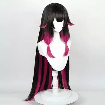 Профессиональный парик для косплея Genshin Impact Columbina Genshin Impact Damselette Colombina Fatui косплей парики 105 см термостойкие парики + шапочка для парика One Size