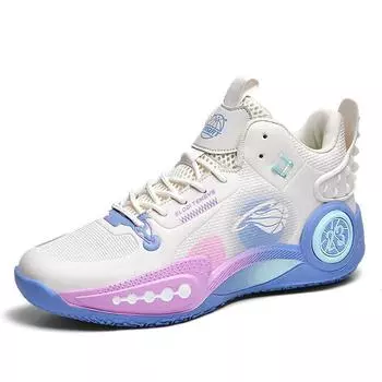 Professional Men s Low Top Youth Basketball Shoes Anti-Slip Wear-Resistant Sneakers for Summer Spring Light Sports Men Sneakers 36 чёрный