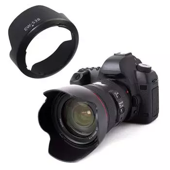 Профессиональная бленда EW-53B для объектива Canon RF-S 10-18mm F4.5-6.3 IS STM 49mm Snap On Camera Shade Protector