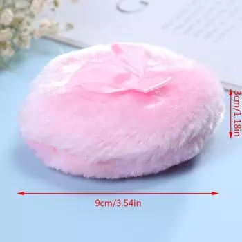 Профессиональная детская косметическая бабочка, мягкая плюшевая губка, тальк, инструменты для макияжа