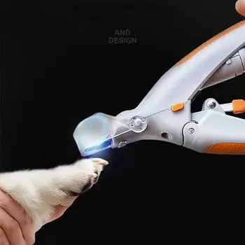 Профессиональная машинка для стрижки ногтей для домашних животных со светодиодной подсветкой, инструмент для ухода за собаками и кошками, ножницы для ногтей, ножницы для когтей, триммер, товары для домашних животных