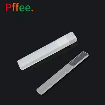 Профессиональная прозрачная нано-стеклянная пилочка для ногтей Pffee, инструмент для ухода за ногтями