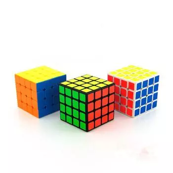 Профессиональная скоростная волшебная развивающая игрушка MOYU 6.2CM MF4S 4X4X4 магический куб 3 цвета головоломка чёрный
