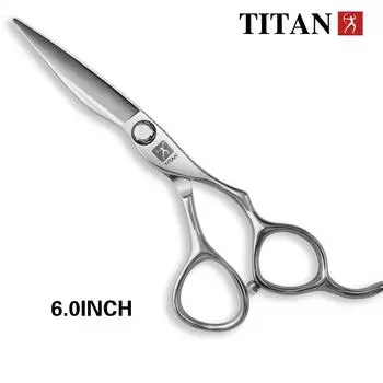 Профессиональные парикмахерские ножницы TITAN, парикмахерские ножницы для стрижки волос, филировочные ножницы, ЯПОНИЯ, сталь 440c