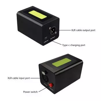 Профессиональные USB 48V Phantoms блоки питания надежные блоки питания подходят для записи музыки конденсаторный микрофон