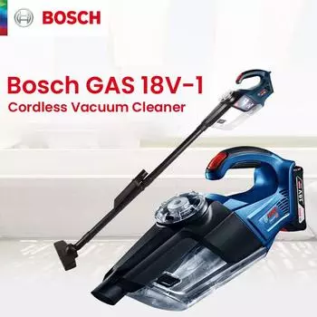 Профессиональный беспроводной пылесос BOSCH 18 В, ГАЗ 18 В-1, мощный циклонный всасывающий портативный портативный перезаряжаемый пылесос для дома без батареи