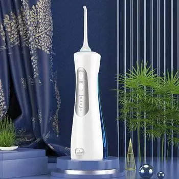 Профессиональный ирригатор для полости рта с зубной нитью USB Water Jet Flosser Pick Irrigation IPX7 Очиститель зубов Диспенсер для ополаскивателя полости рта