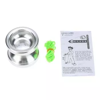 Профессиональный Magic Yoyo T6 Rainbow из алюминиевого сплава, металлический йойо, 8 шариковых подшипников KK со струной для детей серебряный