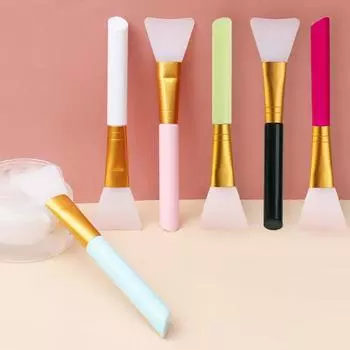 Professional Silicone Mask Brush for DIY Facial Mask Mud Application жёлтый