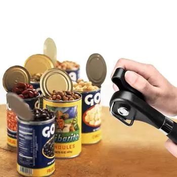 Professionele Handleiding Blikopener Roestvrij Staal Kan Blikopener Veiligheid Hand-Bediende Keuken Tool Side Cut Gemakkelijk