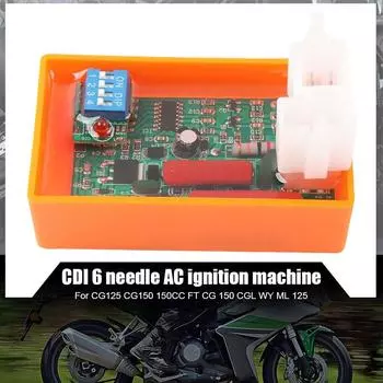 Программируемый CDI для мотоцикла Lignition 6 Pin AC CDI Racing Box DIP-переключатель скорости для CG125 CG150 150CC FT CG 150 CGL WY ML Z0K2