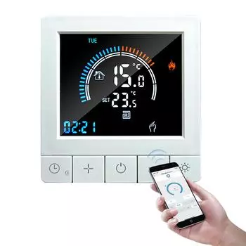Программируемый цифровой термостат с замком NTC-датчиком, регулятором температуры электрического отопления и пола, интеллектуальным настенным термостатом