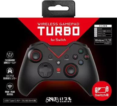Производитель Three Switch Совместимый геймпад Turbo Switch [Japanese Strike] Беспроводной (черный) -