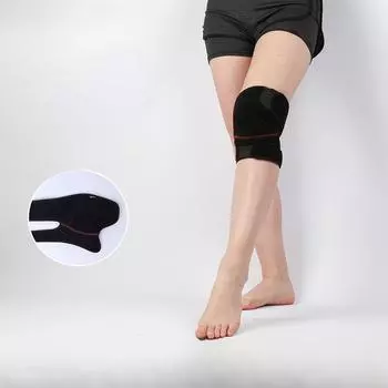Производители спортивных наколенников поставляют новые регулируемые наколенники для занятий спортом на открытом воздухе, для альпинизма, леггинсов, баскетбола и бадминтона. one-size-fits-all чёрный