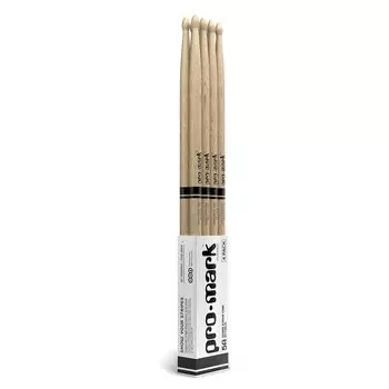 PROMARK Drumstick Classic Attack White Oak 5A x 4 Pair Bundle Pack Oval-WoodTip PW5AW-4P (406.4 14mm) []