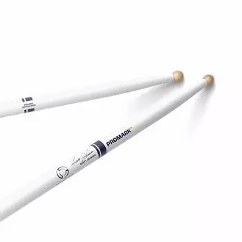 PROMARK Snare Stick Scott Johnson Painted DC17 White x TXDC17W-WHITE (432 17.8mm) []