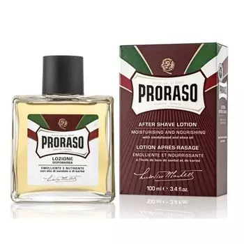 Proraso Красный лосьон после бритья 100мл