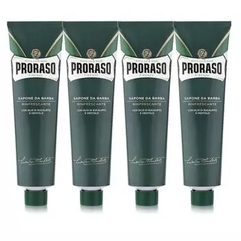 Proraso Мыло для бритья Мыло для бритья Эвкалиптовое зеленое, 4 шт., 150 мл