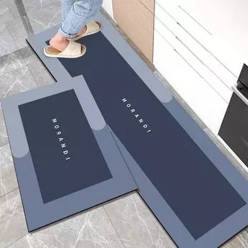Простой коврик Diatom Mud Mat для двери, впитывающий масло, нескользящий коврик, бытовой быстросохнущий и грязный кухонный коврик 40*60cm