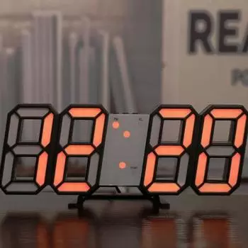 Простые модные электронные часы 3D светящиеся цифровые часы с голосовым управлением бесшумный будильник креативные настольные часы