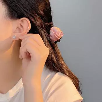 Простые серьги-винты с каплями воды для женщин, легкие, роскошные, высокого класса, темпераментные, анти-падающие, новые серьги