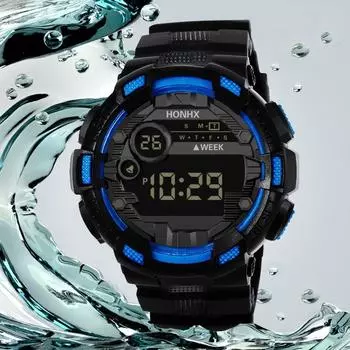 Простые спортивные часы, повседневные наручные часы с большим циферблатом, высококачественные многофункциональные часы для спорта на открытом воздухе