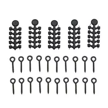 Protable Plastic Terminal Tackle Fishing Boilie Chod Screw Bait Stop Pop Up Peg Pellet Holder Carp 4