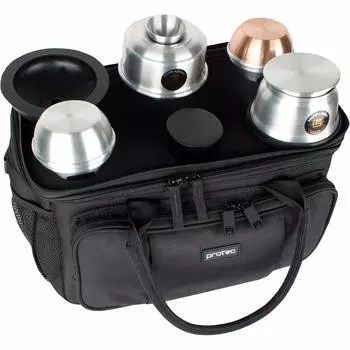 PROTEC M408 Trumpet Mute Bag Modular Walls & Mute Holder Mute Bag for Trumpet