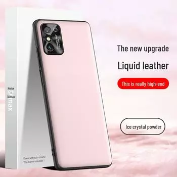 Protective liquid leather case for Honor X30Max, with anti-fall and anti-fouling features. Ships as one piece. 10max
