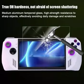 Protective Tempered Glass For Asus ROG Ally Anti-scratch Eye HD Violet Film Frosted Screen Prot F2V8 eye protection-For rog ally