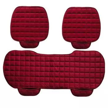 Protector Pad Keep Warm Durable Front Rear Flocking Cloth Car Supplies Car Seat Cover Non Slide Universal Car Seat Cushion