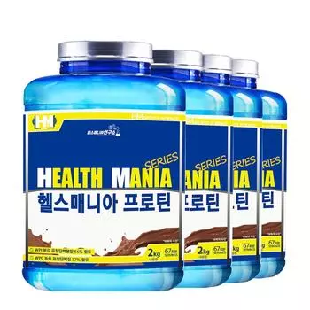 Протеиновая добавка Научно-исследовательского института Health Mania Протеин Health Mania 2 кг x 4 банки