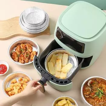 Противень из фольги для пирога, пригодный для вторичной переработки, толстый контейнер для хранения 7inch