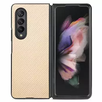 Противоскользящие защитные чехлы из углеродного волокна для Samsung Galaxy Z Fold 4 5g Fold4 Fold 3 2 Fold3 Fold3 Противоударная сумка для телефона for Samsung Z Fold 2 синий