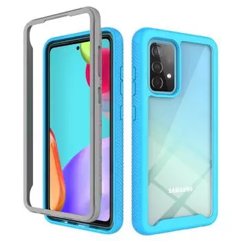 Противоскользящий акриловый чехол для Samsung Galaxy A52s A52 5g A54 A14 A34 A53 A33 A73 A13, модный чехол с защитой от падения for Galaxy A13 4G чёрный
