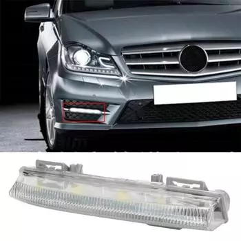 Противотуманные фары переднего бампера дневного света для Mercedes-Benz DRL W204 W212 C250 Right