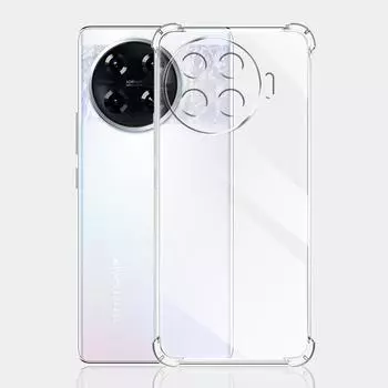 Противоударный чехол Airbag TPU для Tecno Spark 20 Pro Plus KJ7 Прозрачный мягкий силиконовый чехол для телефона Tecno Spark 20 Pro Защитный чехол For TecnoSpark20Pro